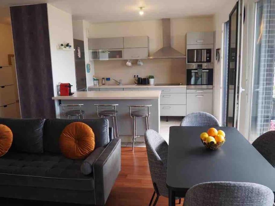 Appartement 80M2, Terrasse Sud, Metro 7 Direction Louvre A 8Minutes, Parking Sous-Sol, Proche Paris-Bercy Ivry-sur-Seine Zewnętrze zdjęcie